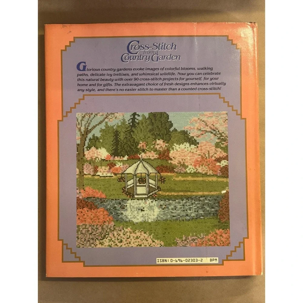 Cross-Stitch Pattern Books Lot of 4, Sedgewood Press & BH&G, Samplers Floral